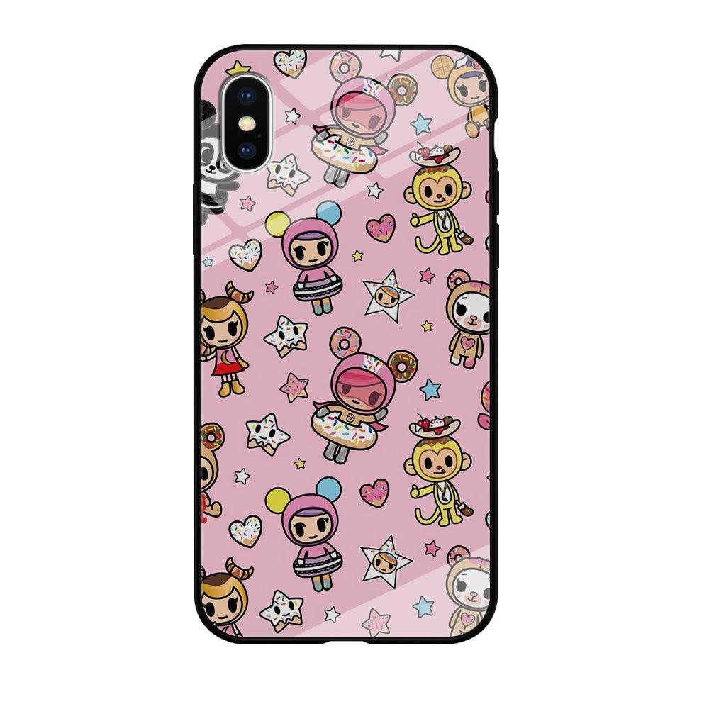 Tokidoki Donuts Hula Hoops iPhone X Case-Oxvistore