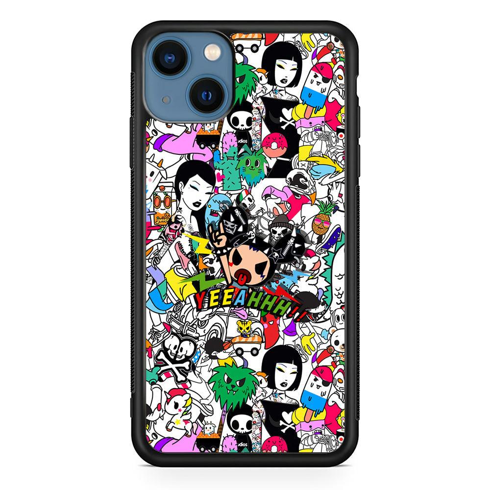 Tokidoki Feel Yeeahh iPhone 14 Plus Case-Oxvistore