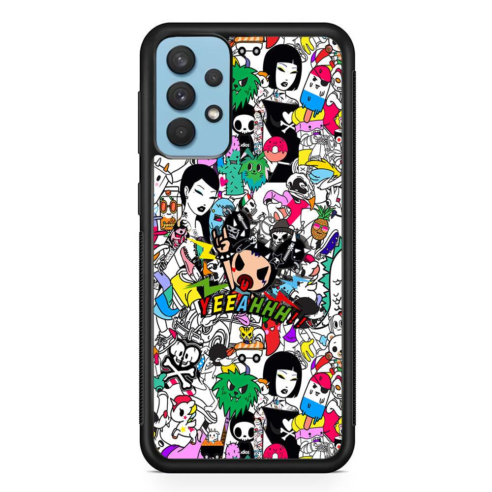 Tokidoki Feel Yeeahh Samsung Galaxy A32 Case-Oxvistore