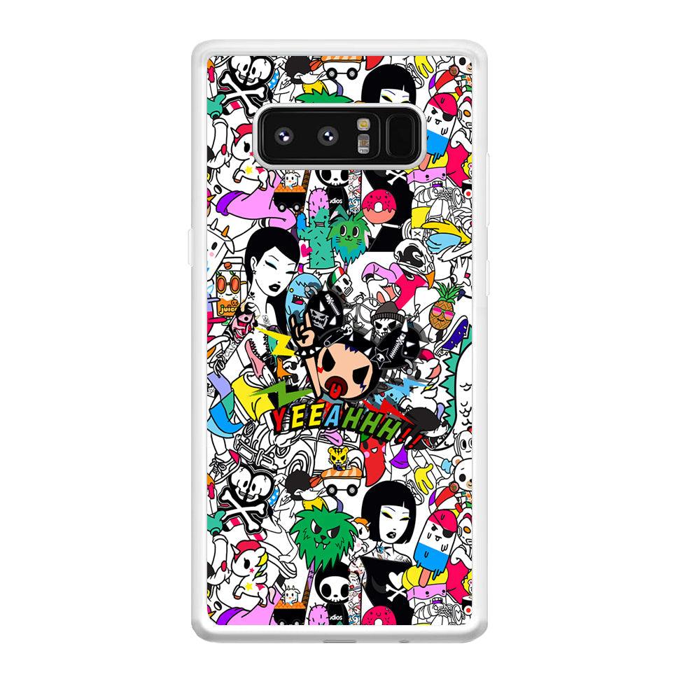 Tokidoki Feel Yeeahh Samsung Galaxy Note 8 Case-Oxvistore