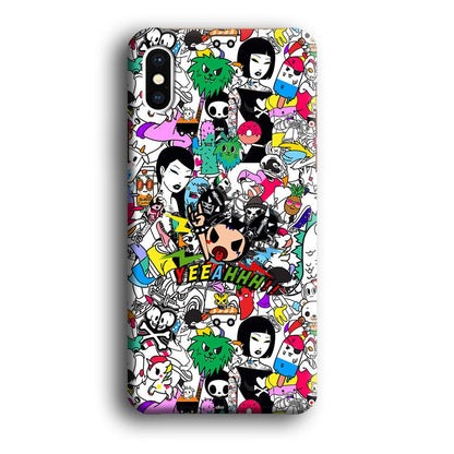 Tokidoki Feel Yeeahh iPhone X Case-Oxvistore