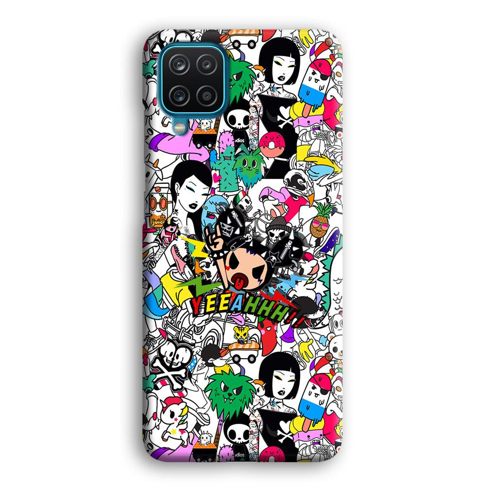 Tokidoki Feel Yeeahh Samsung Galaxy A12 Case-Oxvistore