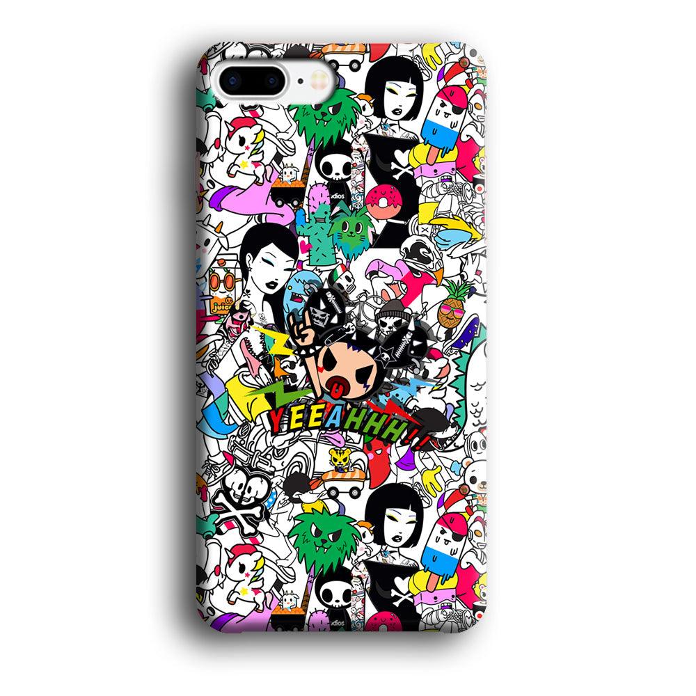 Tokidoki Feel Yeeahh iPhone 8 Plus Case-Oxvistore