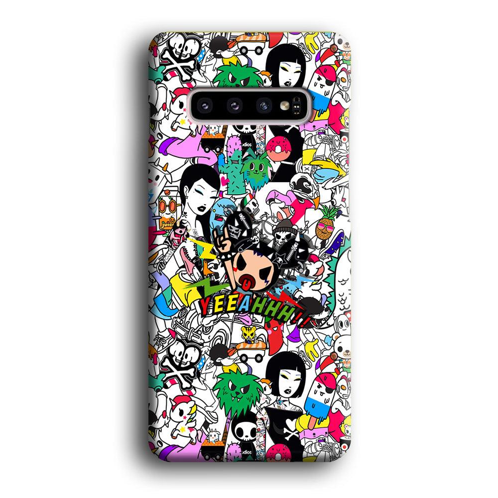 Tokidoki Feel Yeeahh Samsung Galaxy S10 Plus Case-Oxvistore