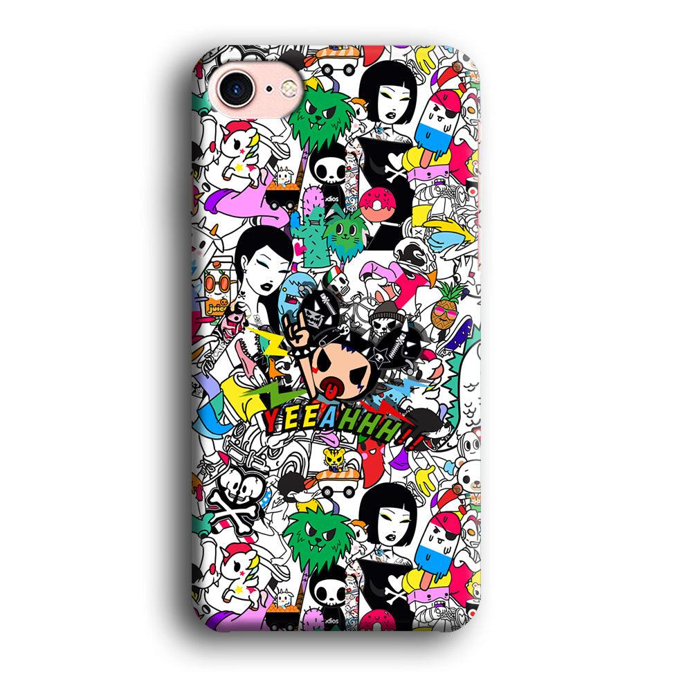 Tokidoki Feel Yeeahh iPhone 8 Case-Oxvistore