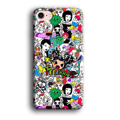 Tokidoki Feel Yeeahh iPhone 8 Case-Oxvistore