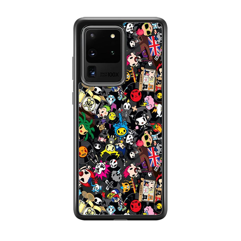 Tokidoki Punk Record Samsung Galaxy S20 Ultra Case-Oxvistore