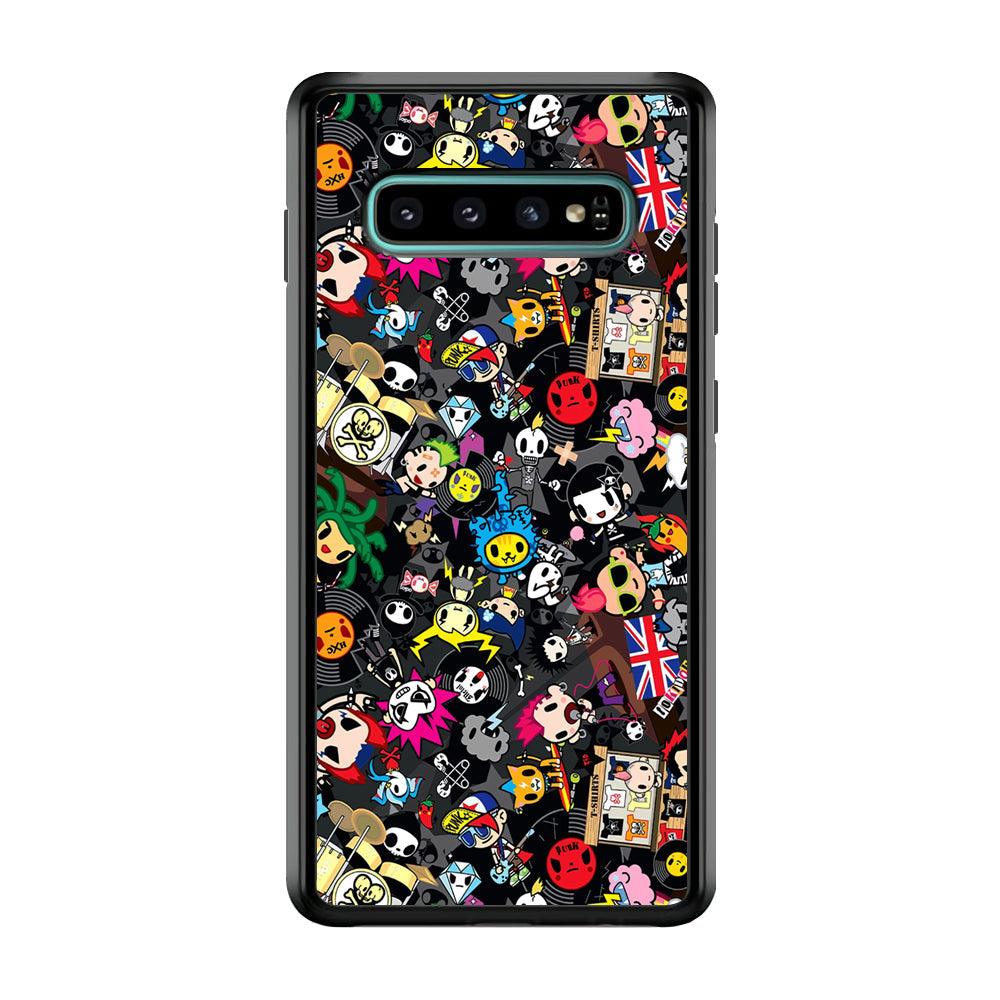 Tokidoki Punk Record Samsung Galaxy S10 Plus Case-Oxvistore