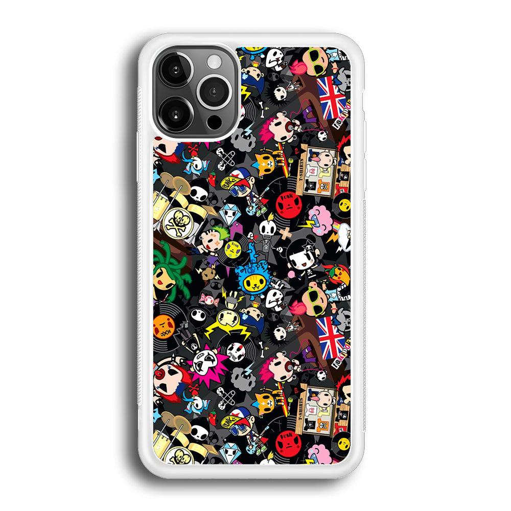 Tokidoki Punk Record iPhone 12 Pro Max Case-Oxvistore