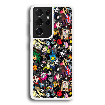 Tokidoki Punk Record Samsung Galaxy S21 Ultra Case-Oxvistore