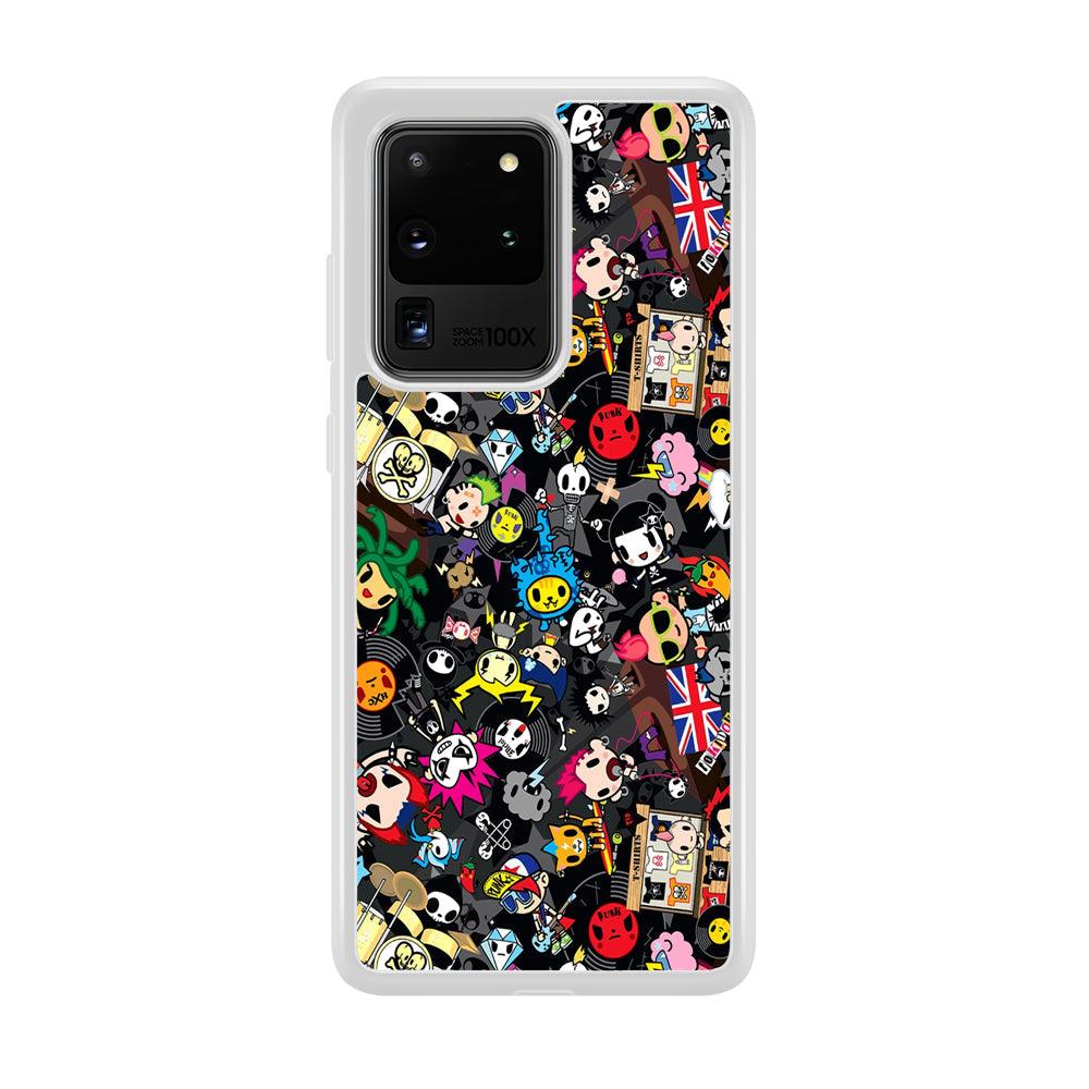 Tokidoki Punk Record Samsung Galaxy S20 Ultra Case-Oxvistore