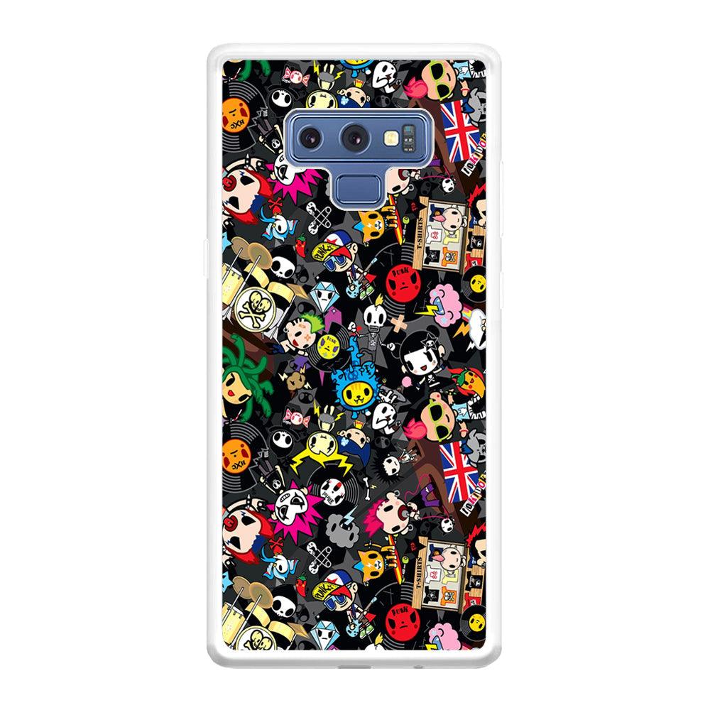 Tokidoki Punk Record Samsung Galaxy Note 9 Case-Oxvistore