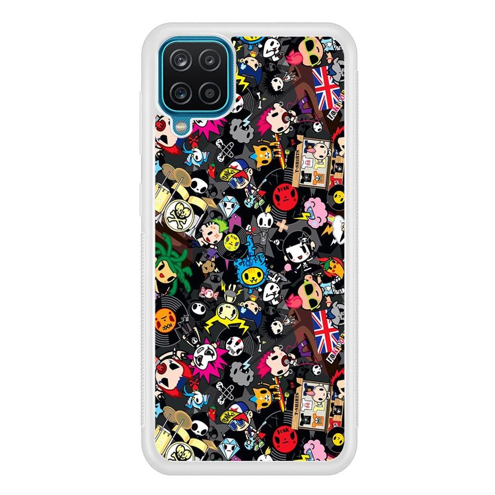 Tokidoki Punk Record Samsung Galaxy A12 Case-Oxvistore