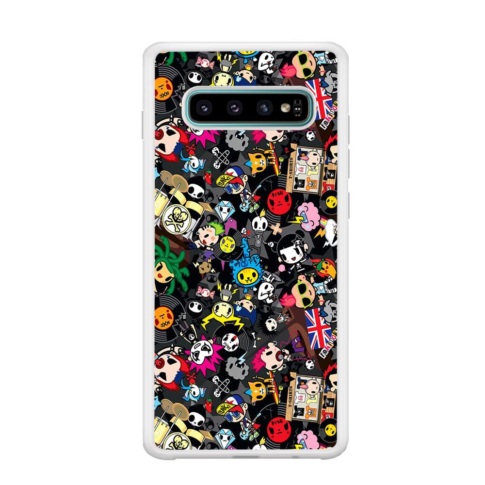 Tokidoki Punk Record Samsung Galaxy S10 Plus Case-Oxvistore