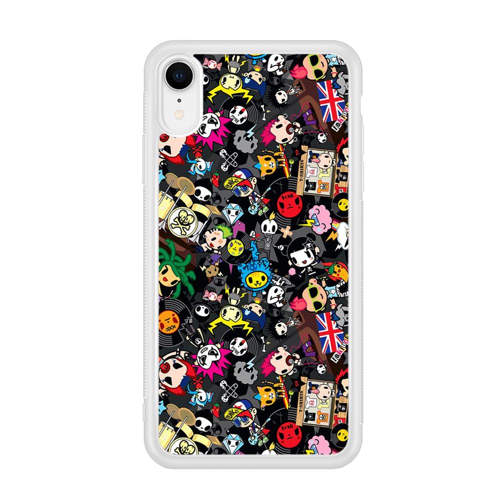 Tokidoki Punk Record iPhone XR Case-Oxvistore