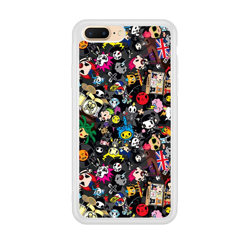 Tokidoki Punk Record iPhone 7 Plus Case-Oxvistore