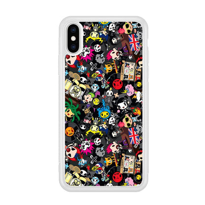 Tokidoki Punk Record iPhone X Case-Oxvistore