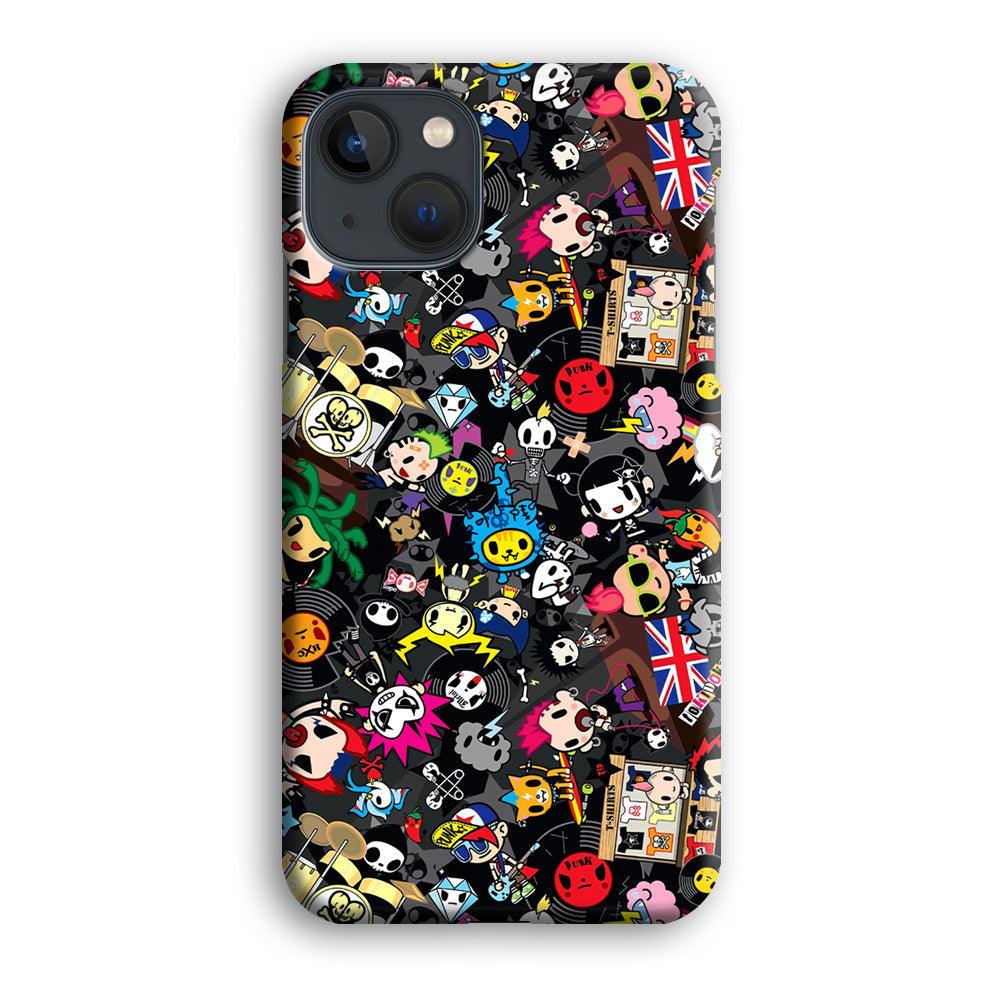 Tokidoki Punk Record iPhone 14 Plus Case-Oxvistore