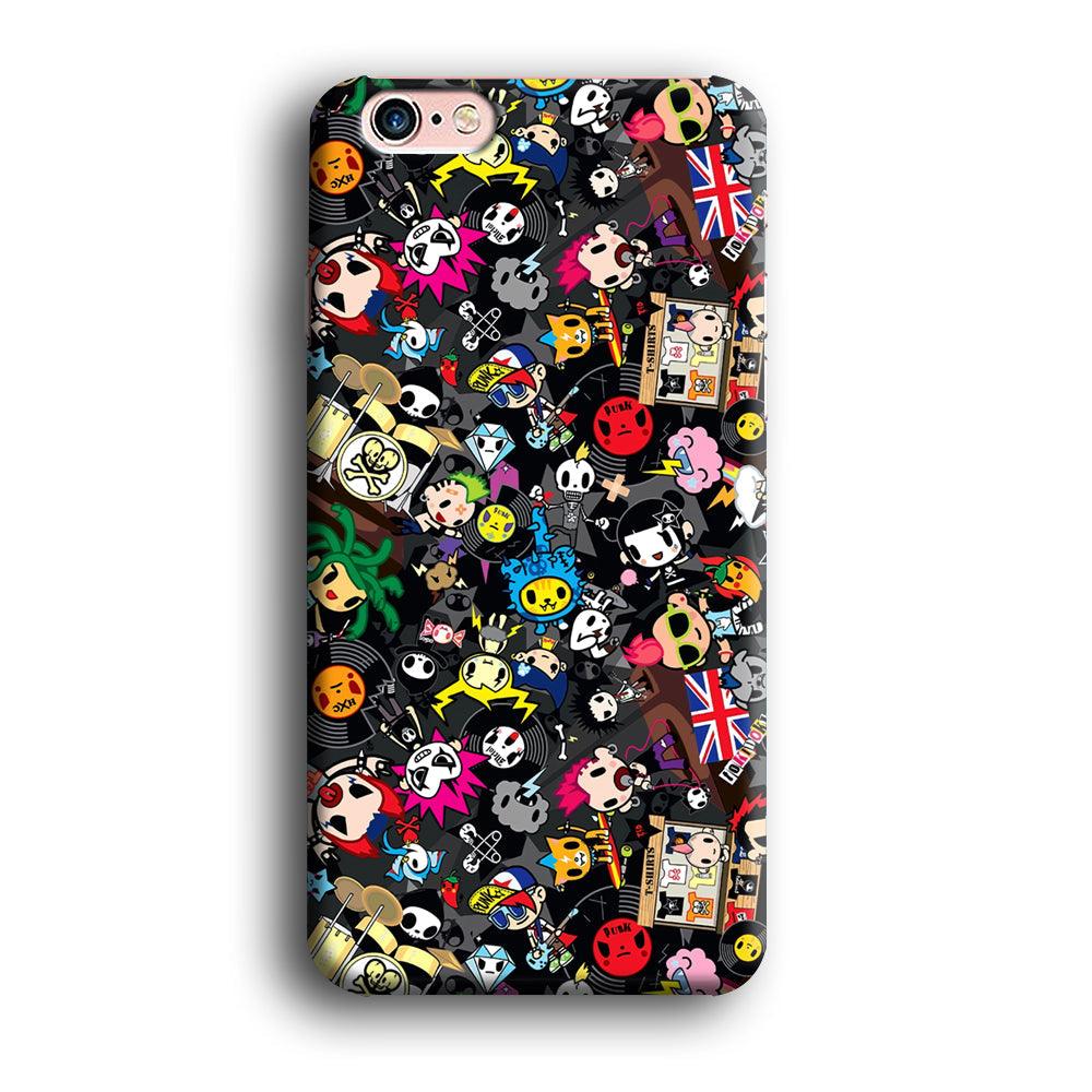 Tokidoki Punk Record iPhone 6 | 6s Case-Oxvistore