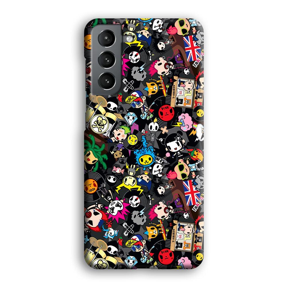 Tokidoki Punk Record Samsung Galaxy S21 Plus Case-Oxvistore