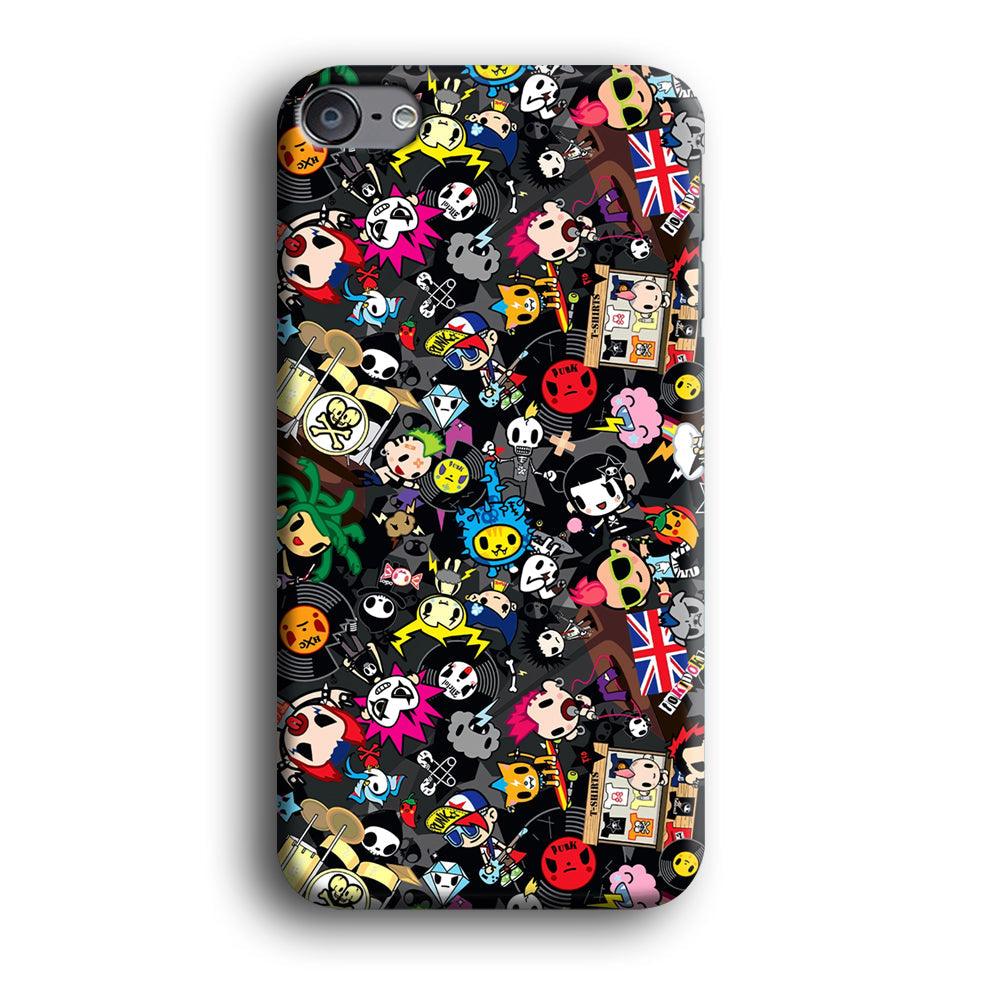 Tokidoki Punk Record iPod Touch 6 Case-Oxvistore