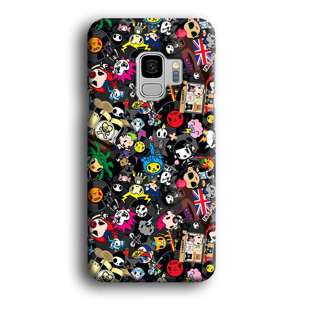 Tokidoki Punk Record Samsung Galaxy S9 Case-Oxvistore