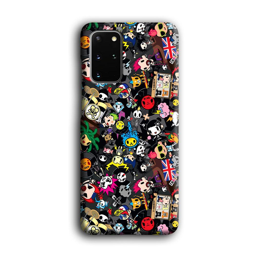 Tokidoki Punk Record Samsung Galaxy S20 Plus Case-Oxvistore