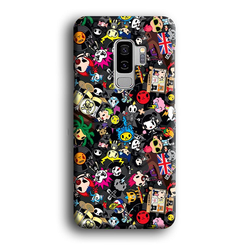 Tokidoki Punk Record Samsung Galaxy S9 Plus Case-Oxvistore