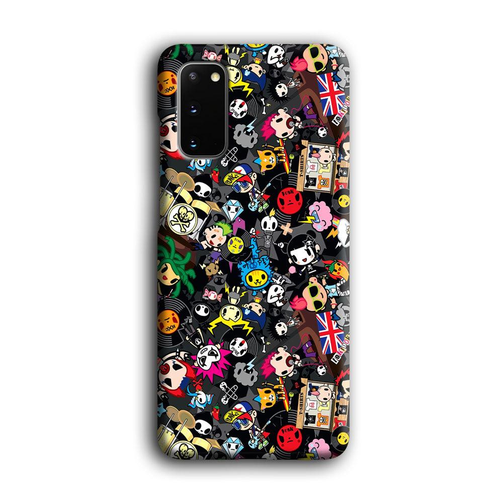 Tokidoki Punk Record Samsung Galaxy S20 Case-Oxvistore