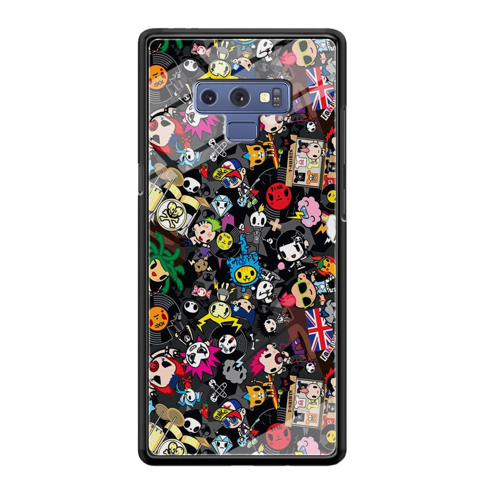 Tokidoki Punk Record Samsung Galaxy Note 9 Case-Oxvistore