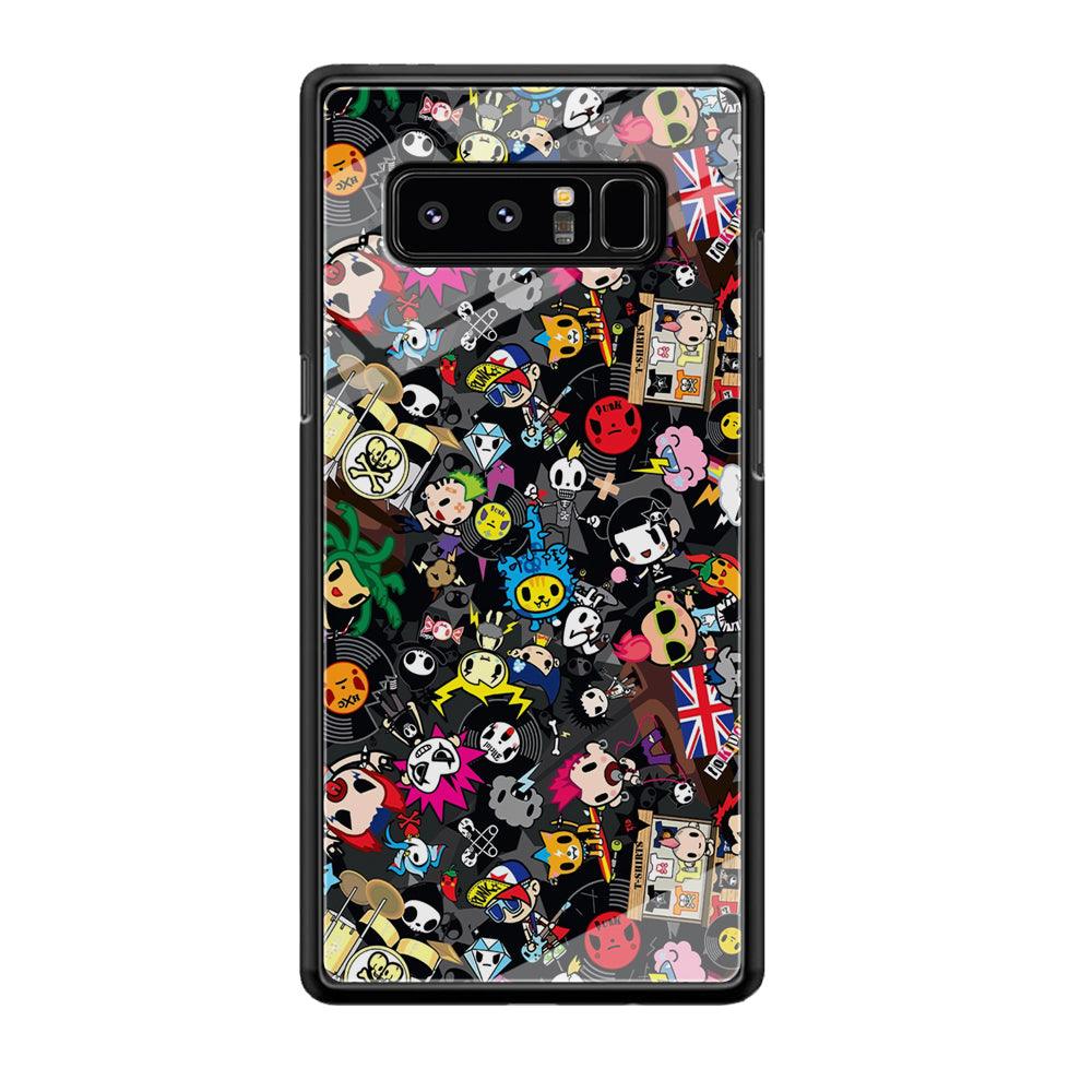 Tokidoki Punk Record Samsung Galaxy Note 8 Case-Oxvistore