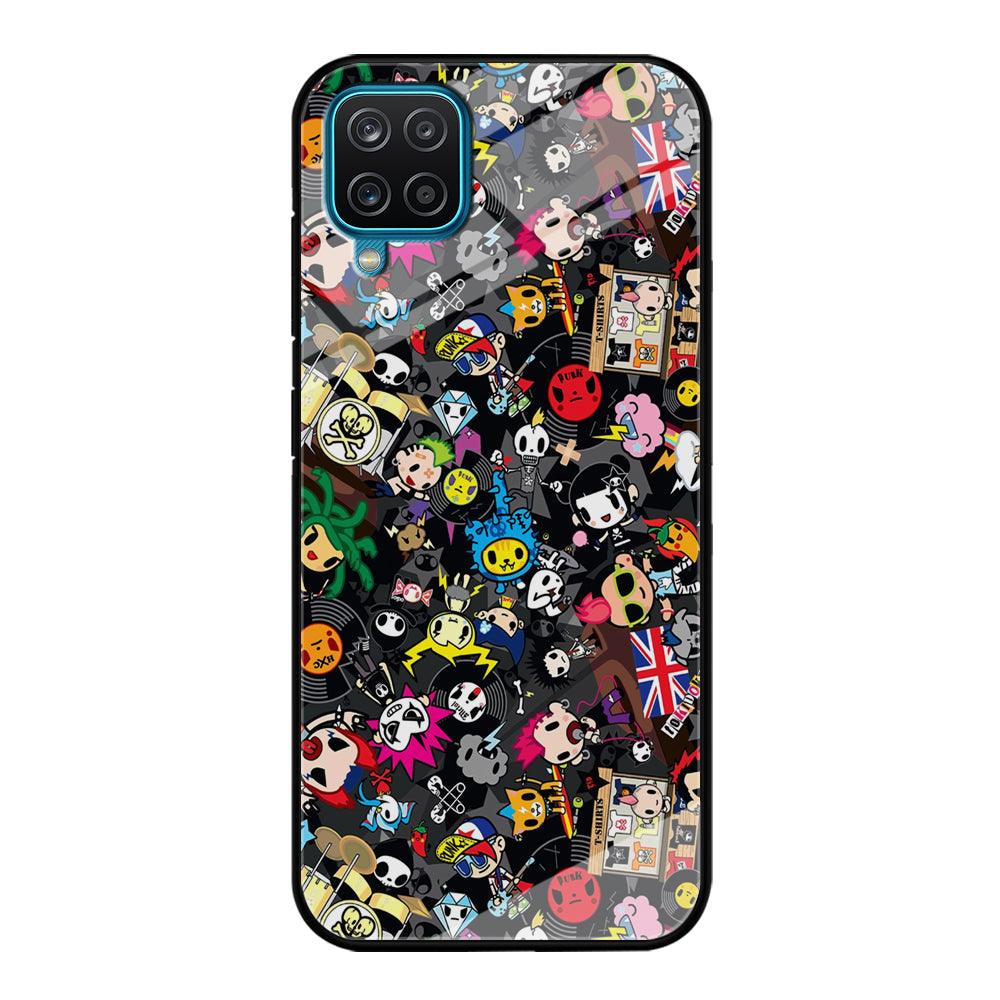 Tokidoki Punk Record Samsung Galaxy A12 Case-Oxvistore