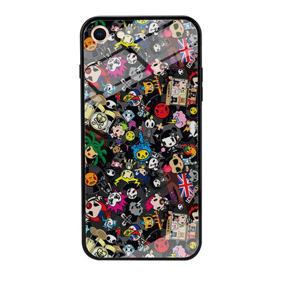 Tokidoki Punk Record iPhone 8 Case-Oxvistore