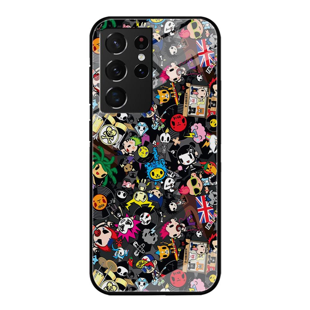 Tokidoki Punk Record Samsung Galaxy S21 Ultra Case-Oxvistore