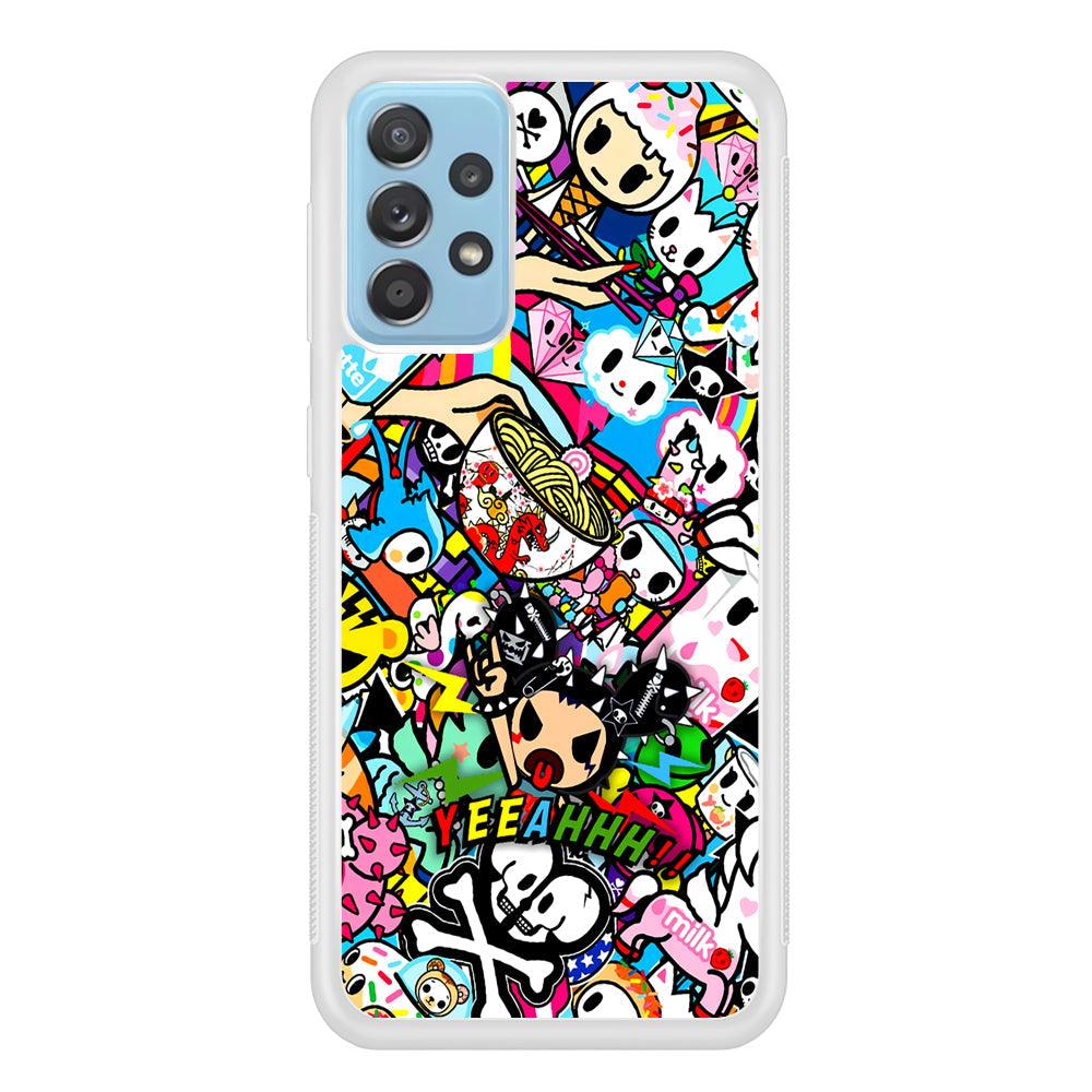 Tokidoki Rocking The Night Samsung Galaxy A52 Case-Oxvistore