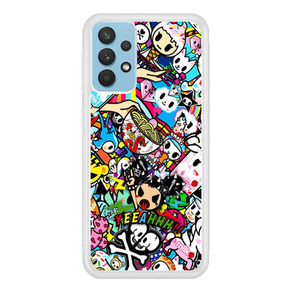 Tokidoki Rocking The Night Samsung Galaxy A32 Case-Oxvistore