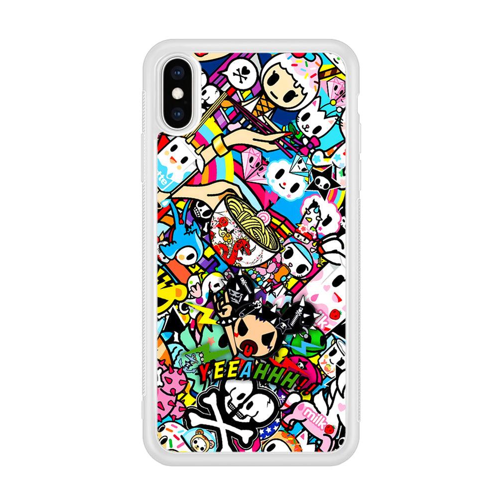 Tokidoki Rocking The Night iPhone X Case-Oxvistore