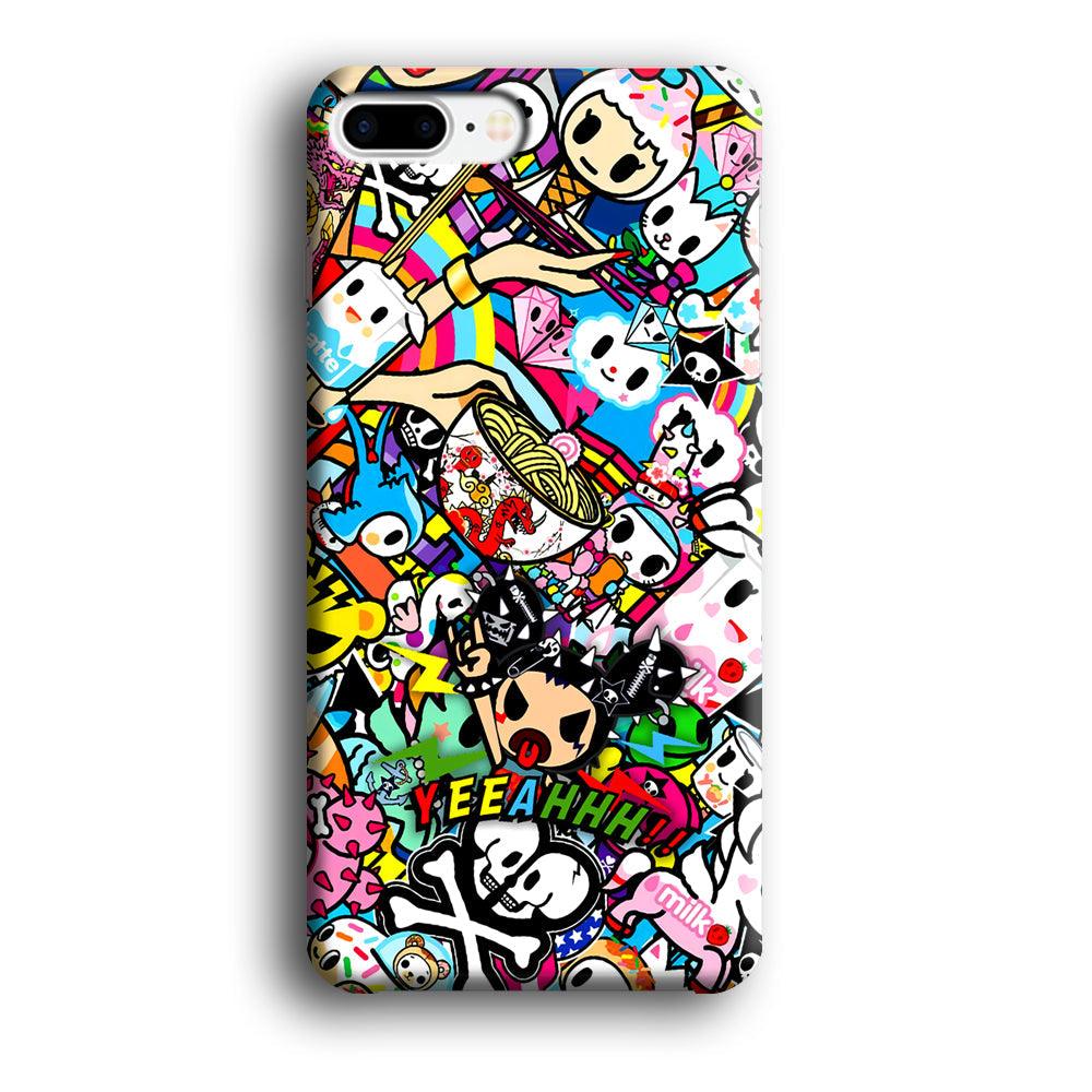 Tokidoki Rocking The Night iPhone 8 Plus Case-Oxvistore