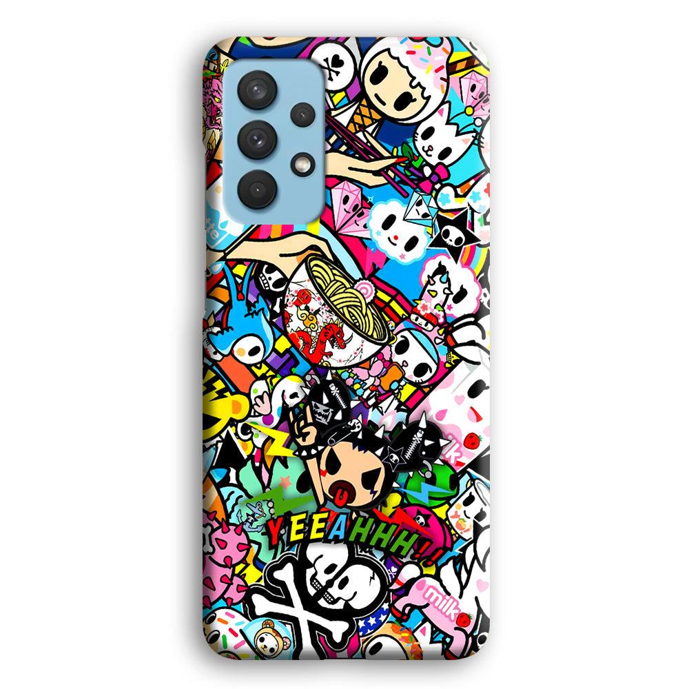 Tokidoki Rocking The Night Samsung Galaxy A32 Case-Oxvistore