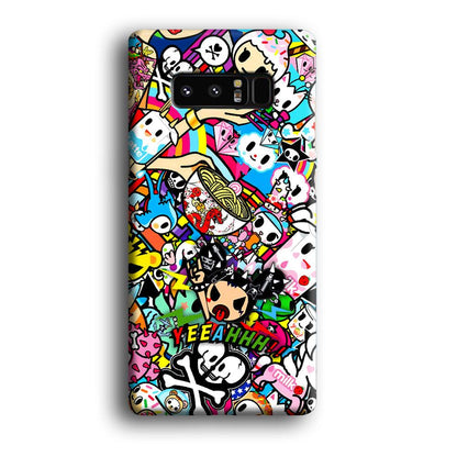 Tokidoki Rocking The Night Samsung Galaxy Note 8 Case-Oxvistore