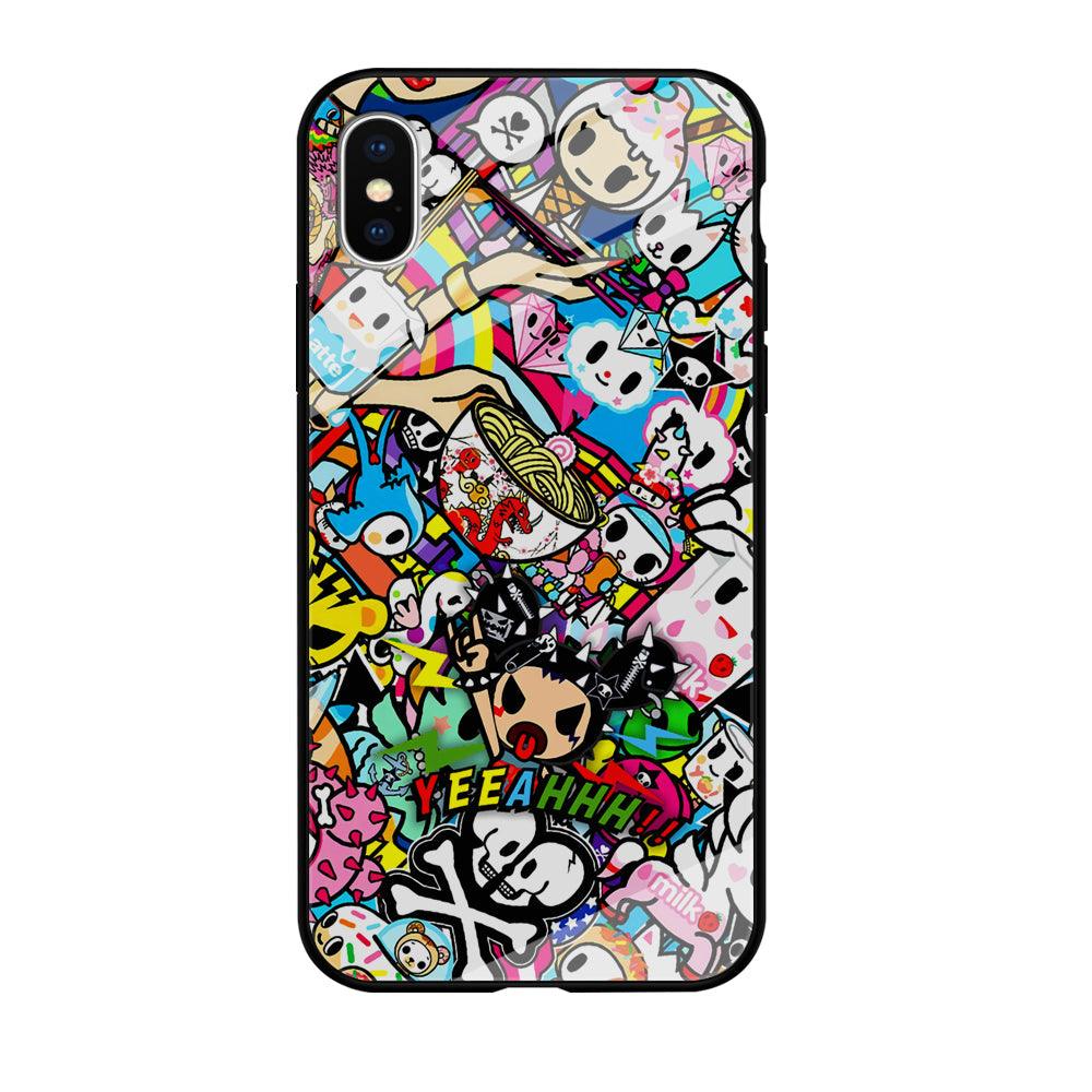 Tokidoki Rocking The Night iPhone X Case-Oxvistore