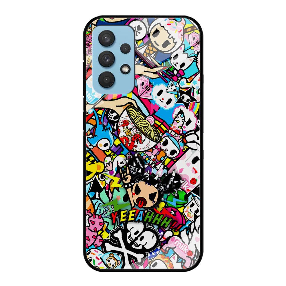 Tokidoki Rocking The Night Samsung Galaxy A32 Case-Oxvistore