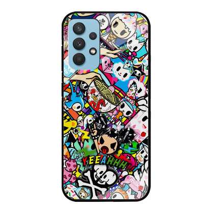 Tokidoki Rocking The Night Samsung Galaxy A32 Case-Oxvistore