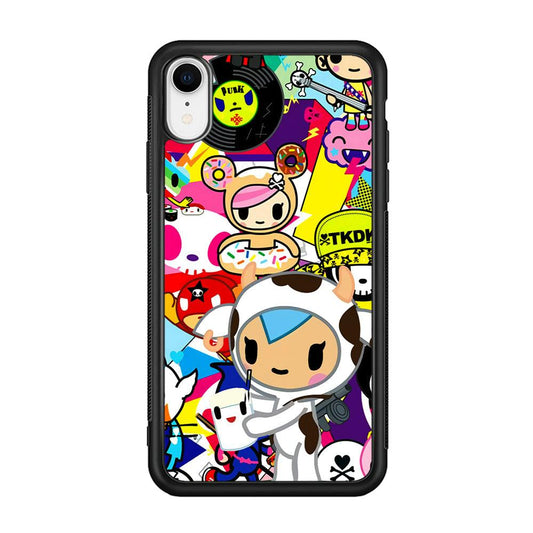 Tokidoki The Moofia Milkshake iPhone XR Case-Rubber Black (2D Case)-Oxvistore