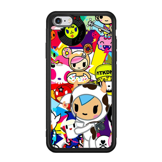 Tokidoki The Moofia Milkshake iPhone 6 Plus | 6s Plus Case-Rubber Black (2D Case)-Oxvistore