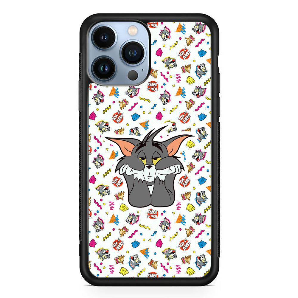 Tom and Jerry Bored Tom iPhone 14 Pro Max Case-Oxvistore