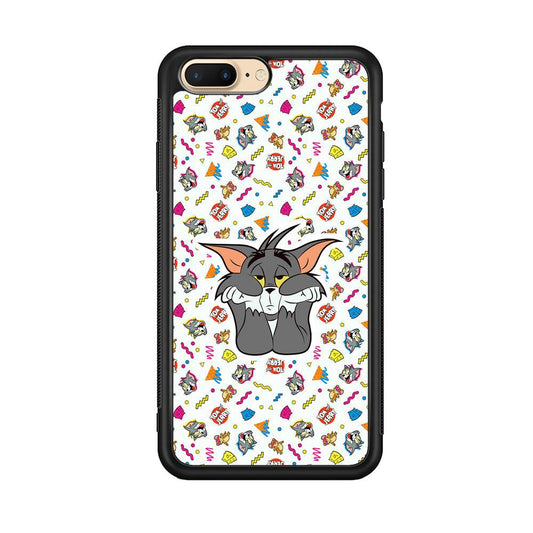 Tom and Jerry Bored Tom iPhone 8 Plus Case-Oxvistore