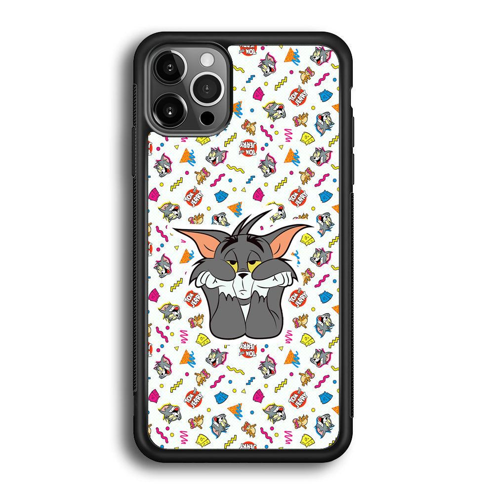 Tom and Jerry Bored Tom iPhone 12 Pro Max Case-Oxvistore