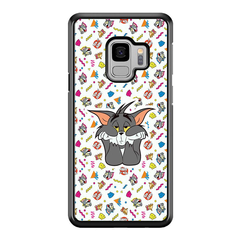 Tom and Jerry Bored Tom Samsung Galaxy S9 Case-Oxvistore