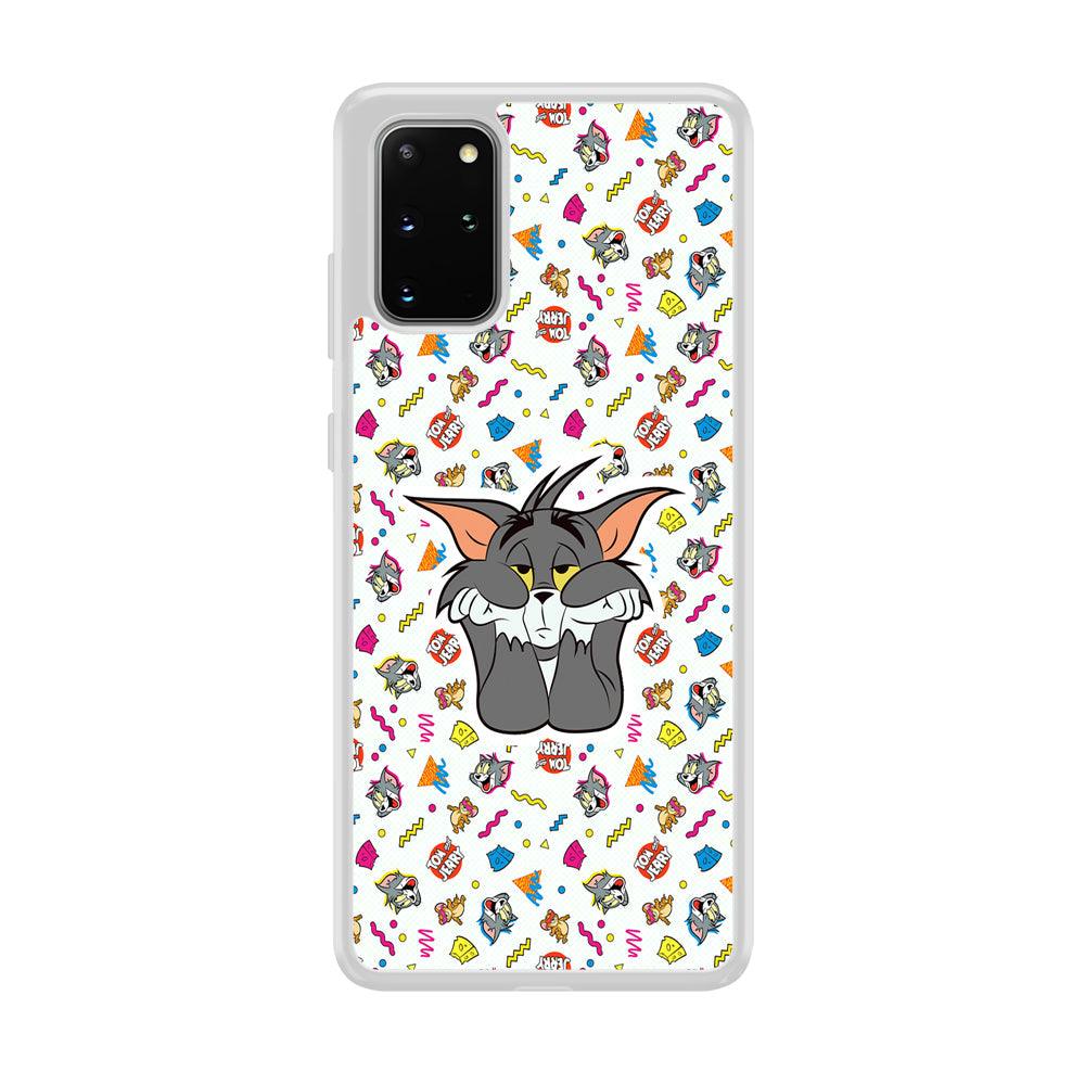 Tom and Jerry Bored Tom Samsung Galaxy S20 Plus Case-Oxvistore